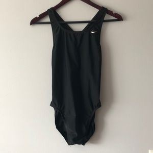Black Nike one peice swimsuit